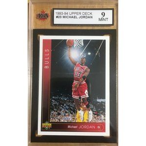 KSA MINT 1993 UPPER Deck #23 Michael JORDAN Graded MINT 9